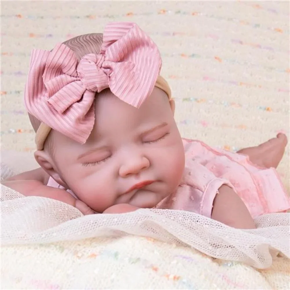 Reborn Baby Dolls Realistic Lifelike 20" Newborn Baby Doll Girls Feeding Kit - Picture 2 of 7